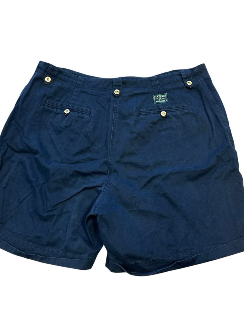 Polo Ralph Lauren Performance Shorts Sz 18W‎ Tailored Fit Navy 9" Inseam - Picture 4 of 10